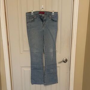 Levi's Blue Straight Leg Denim Jeans